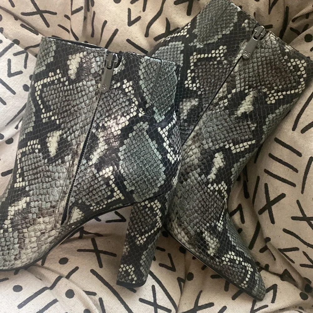 Sam Edelman Raelle Snakeskin Bootie - Picture 6 of 12